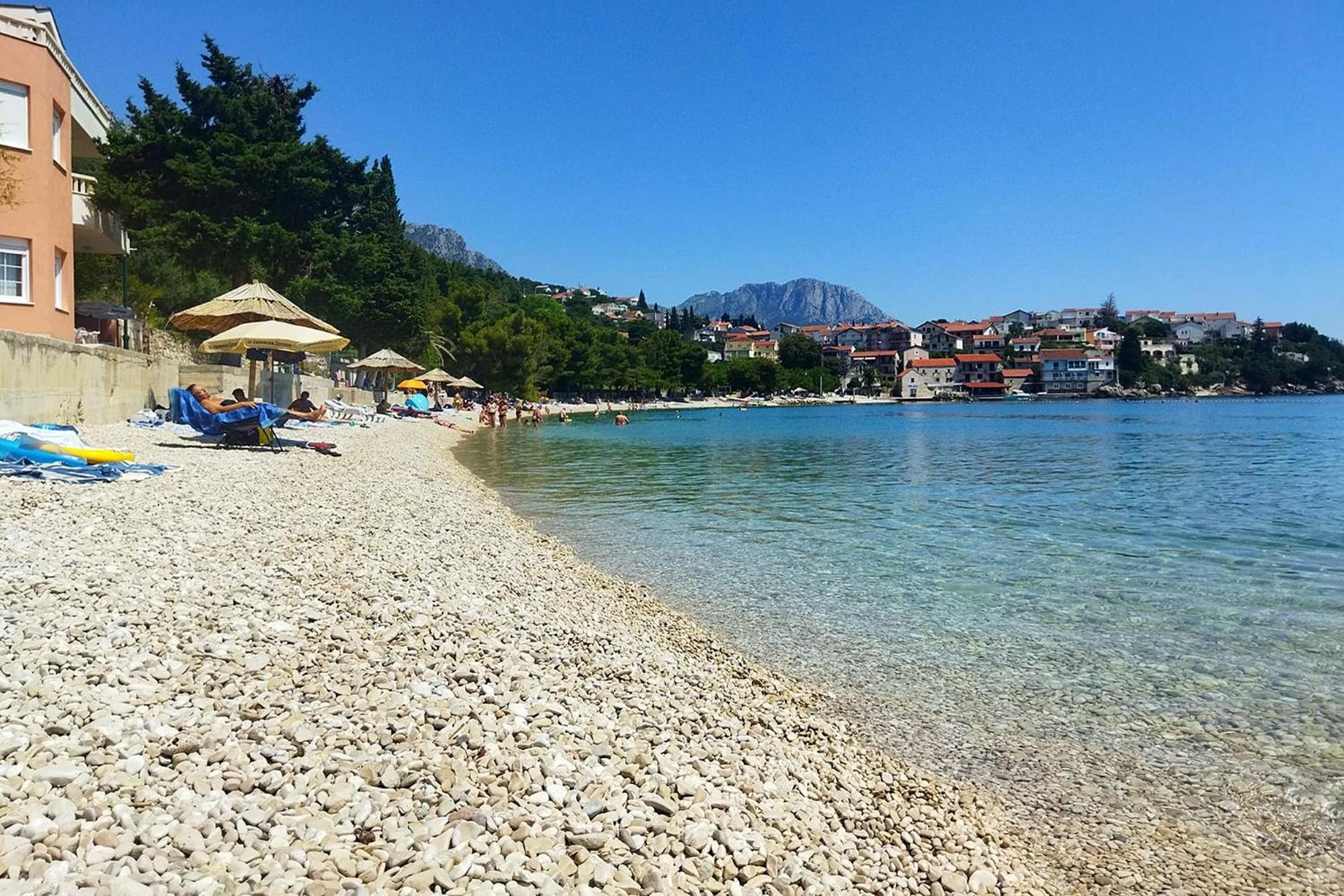 Apartments with a parking space Podaca, Makarska - 6055 Bagian luar foto